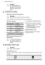 Preview for 8 page of Electrolux EH7L2BR User Manual