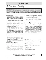 Preview for 2 page of Electrolux EHC 320 Instruction Booklet