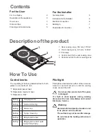 Preview for 3 page of Electrolux EHC 320 Instruction Booklet