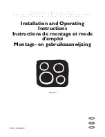 Electrolux EHC 660 X Installation And Operating Instructions Manual preview