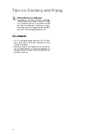 Preview for 14 page of Electrolux EHD 6676 P Installation And Operating Instructions Manual