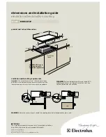 Electrolux EHD68210P Dimension And Installation Manual preview