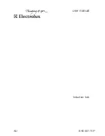 Electrolux EHD80170P User Manual preview