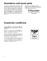 Preview for 6 page of Electrolux EHE3343X Instructions For Installation And Use Manual