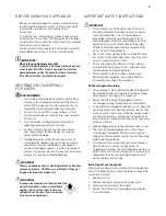 Preview for 3 page of Electrolux EHE5107 User Manual