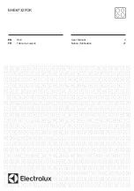 Preview for 1 page of Electrolux EHE6732FOK User Manual