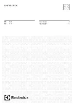 Preview for 1 page of Electrolux EHF6231FOK User Manual