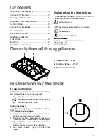 Preview for 3 page of Electrolux EHG 30210 User Manual