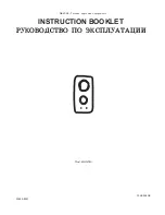 Предварительный просмотр 1 страницы Electrolux EHG 3760 Instruction Booklet