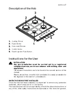 Preview for 7 page of Electrolux EHG 60412 Instruction Booklet