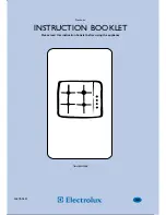 Electrolux EHG 682 Instruction Booklet preview