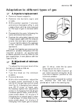 Preview for 15 page of Electrolux EHG 6833 Operating Instructions Manual