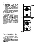 Preview for 54 page of Electrolux EHG 6833 Operating Instructions Manual