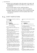 Preview for 4 page of Electrolux EHG30200 User Manual