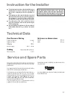 Preview for 6 page of Electrolux EHG30835X Instruction Book