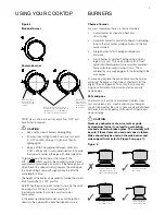 Предварительный просмотр 9 страницы Electrolux EHG313BD User Manual