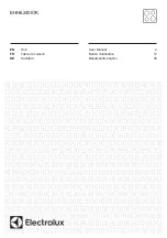 Preview for 1 page of Electrolux EHH6240IOK User Manual