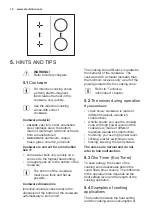 Preview for 12 page of Electrolux EHI6540FW1 User Manual