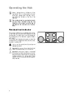 Preview for 8 page of Electrolux EHL6650P Installation And Operating Instructions Manual