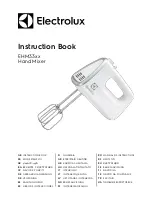 Preview for 1 page of Electrolux EHM33 Series Instruction Book
