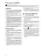 Предварительный просмотр 2 страницы Electrolux EHM9780 Operating Instructions Manual