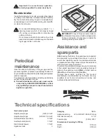 Предварительный просмотр 6 страницы Electrolux EHM9780 Operating Instructions Manual