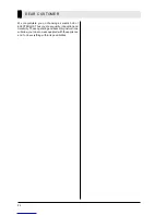 Preview for 2 page of Electrolux EHO 600 Customer'S Operating And Assembly Instructions