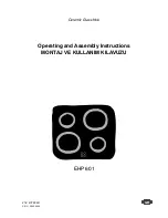 Preview for 1 page of Electrolux EHP 601 Operating And Assembly Instructions Manual