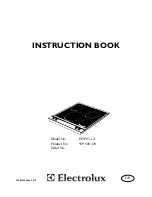 Electrolux EHP 634 X Instruction Book preview