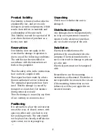 Preview for 4 page of Electrolux EHP 634 X Instruction Book