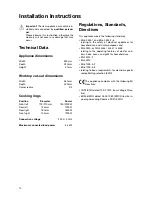 Preview for 14 page of Electrolux EHP 6640 P Installation And Operating Instructions Manual