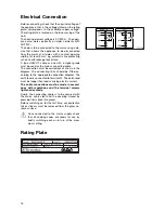 Предварительный просмотр 16 страницы Electrolux EHP 6640 P Installation And Operating Instructions Manual