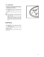 Preview for 13 page of Electrolux EHP6622K Installation And Operating Instructions Manual