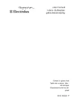 Preview for 1 page of Electrolux EHS 60020 P User Manual