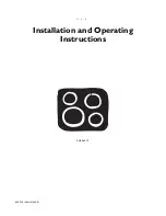 Electrolux EHS 6641 P Installation And Operating Instructions Manual preview