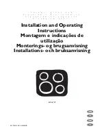 Preview for 1 page of Electrolux EHS 8670 P Installation And Operating Instructions Manual