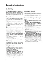 Preview for 4 page of Electrolux EHS 8670 P Installation And Operating Instructions Manual