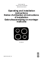 Electrolux EHS 8680 X Operating And Installation Instructions preview