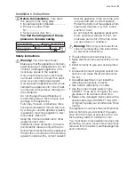 Preview for 3 page of Electrolux EHS60140X User Manual