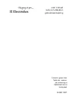 Preview for 1 page of Electrolux EHS60160P User Manual