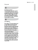 Preview for 29 page of Electrolux EHS60160P User Manual