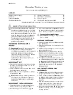 Preview for 76 page of Electrolux EHS60210P User Manual