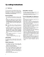 Preview for 4 page of Electrolux EHS6610K Installation And Operating Instructions Manual