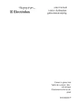 Preview for 1 page of Electrolux EHS80220P User Manual