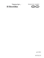 Preview for 1 page of Electrolux EHT 60410 Instruction Booklet