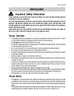 Preview for 5 page of Electrolux EHT 60418 Operating Instructions Manual