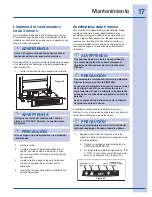Предварительный просмотр 17 страницы Electrolux EI15IM55GS - 15 Inch Ice Maker (Spanish) Guía De Uso Y Cuidado
