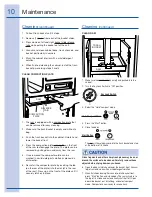 Предварительный просмотр 10 страницы Electrolux EI15TC65HS - Undercounter Trash Compactor Use & Care Manual