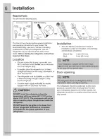 Preview for 6 page of Electrolux EI2 Use & Care Manual