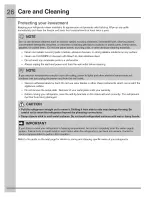 Preview for 26 page of Electrolux EI2 Use & Care Manual